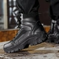 thumbnail image 5 of Zshosam Men's Snow Boots Insulated Waterproof Rugged Duty Outdoor Winter Boots(Black,41), 5 of 9