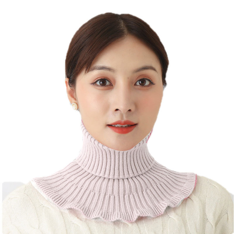 Wavy Turtleneck Dickie Turtleneck Neck Warmer Durable Elegant for Women