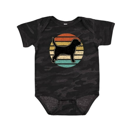 

Inktastic Beagle Dog Retro Sunset Gift Baby Boy or Baby Girl Bodysuit