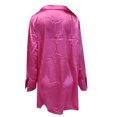 thumbnail image 4 of Pompotops Robe Décontractée Sexy Unie à Manches Longues Col en V Profond pour Femmes, 4 of 5