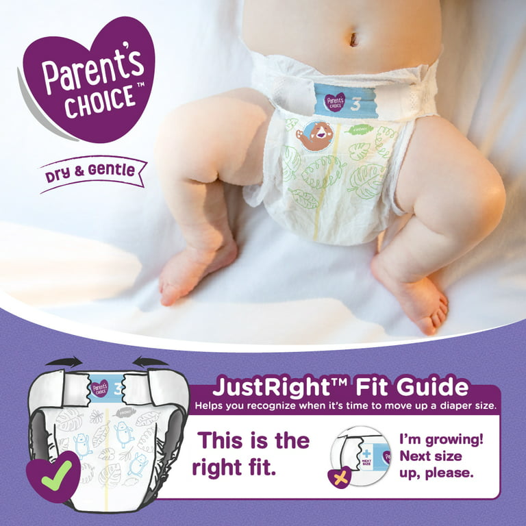 Parent's Choice Dry & Gentle Diapers 144 ct 2 - VIP Outlet