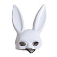 thumbnail image 1 of Máscara de conejito, máscara de conejo de mascarada para mujer para cumpleaños, Pascua, Halloween, accesorio de fiesta, 1 of 5