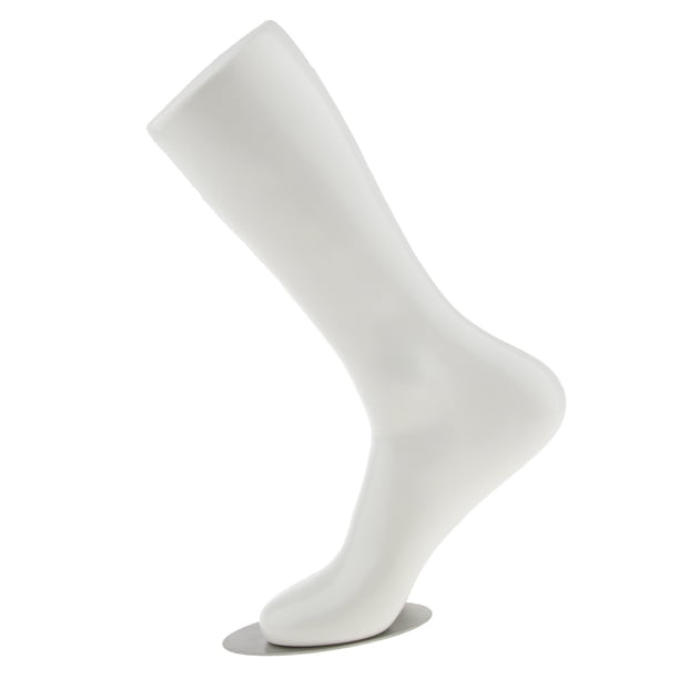 Maniquí De Plástico, Modelo De Pie Para Hombre, Calcetines, Tobilleras, Diseño De Succión, Placa De Acero Incluida Sunnimix Pantalla de pie de maniquí