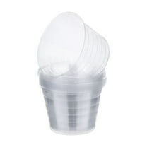 Uxcell 20-Pack Planter Saucers, 4.3 Inch Plastic Plant Saucers Flower Pot Tray Flower Pot Drip Pan for Indoor Outdoor