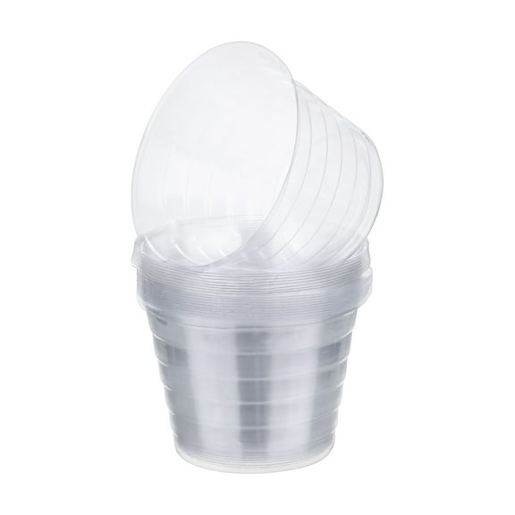 Uxcell 20-Pack Planter Saucers, 4.3 Inch Plastic Plant Saucers Flower Pot Tray Flower Pot Drip Pan for Indoor Outdoor