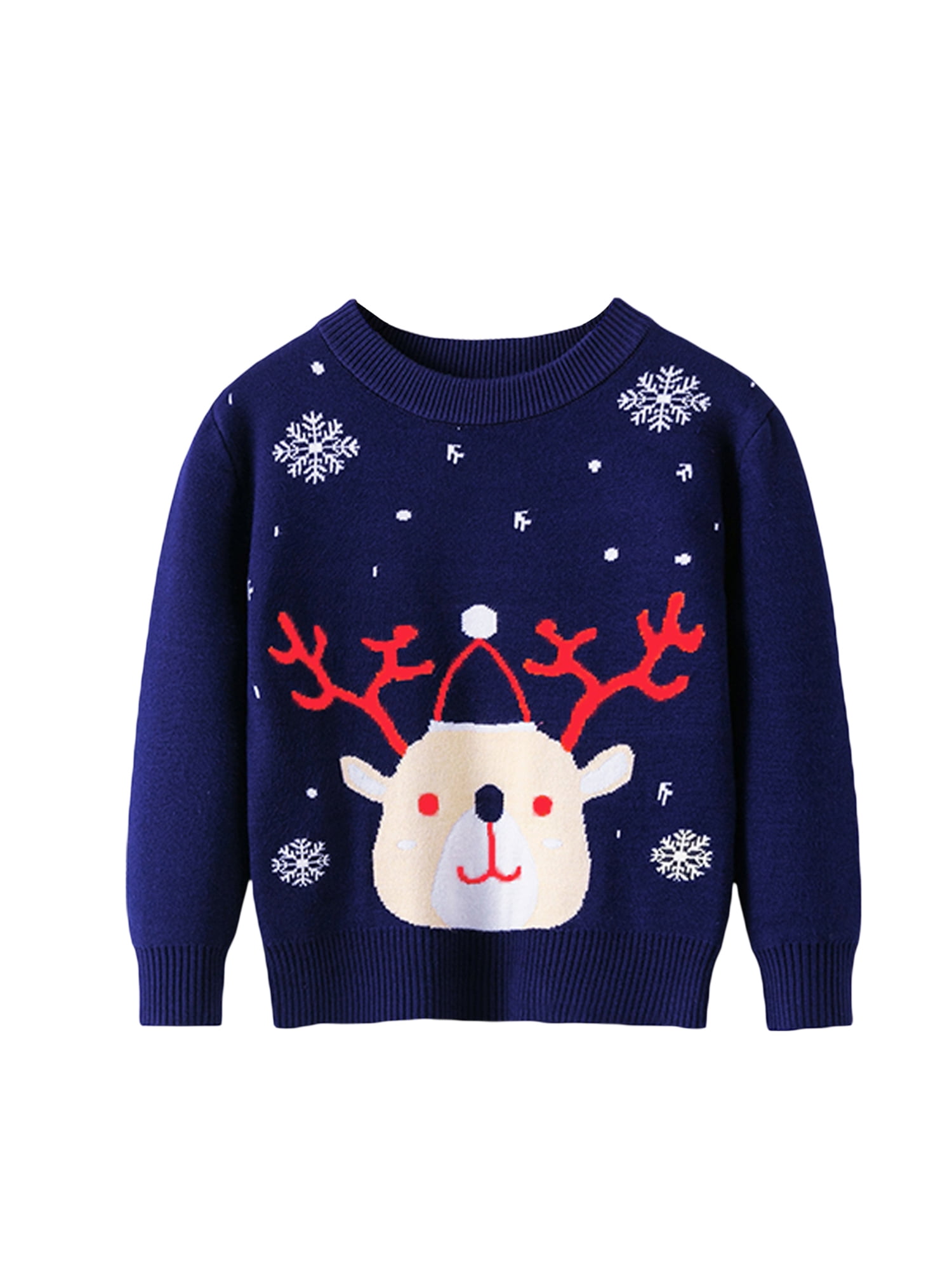 Kiapeise Toddler Boys Girls Ugly Christmas Sweaters Long Sleeve