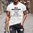 thumbnail image 1 of Qertyioot Hauts de Plage T-Shirt à Manches Courtes Imprimé à Col Rond pour Hommes, Mode Décontractée, 1 of 4
