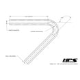 thumbnail image 2 of HPS Performance HPS-HTSEC135-038-BLK 0.38 in. 135 deg Silicone Elbow, Black - 5 in., 2 of 3