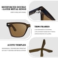 thumbnail image 3 of Joopin Acetate Polarized Sunglasses Square Sun Glasses Men Women UV Protection Trendy Shades, 3 of 8