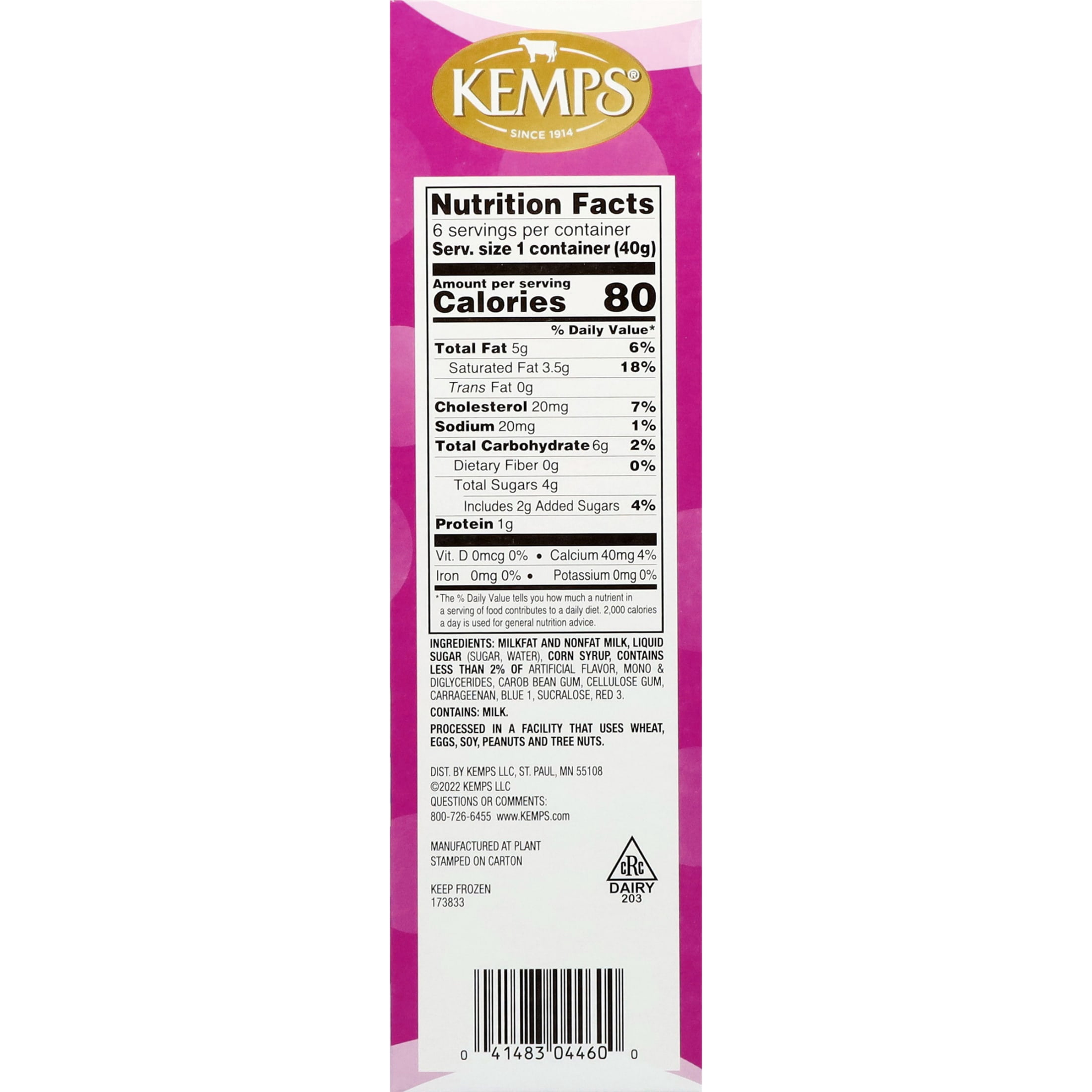 Kemps IttiBitz Cotton Candy 1.4 oz / 6 Pak