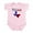 Petal Pink, variant on CafePress - Flag Map With Texas Infant Bodysuit - Baby Light Bodysuit, Size Newborn - 24 Months