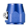 thumbnail image 6 of Unique Bargains 5 Pcs AN8 Hex Car Hose Finisher Flexible Rubber Pipe Clamp with Screw Band Adapter Fitting Blue, 6 of 6