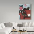 thumbnail image 3 of Trademark Fine Art 'Afternoon Tea Couch' Canvas Art by Jan Panico, 3 of 3