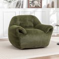 thumbnail image 2 of Newboti Furniture Bean Bag Chair, Comfy Bean Bag Sofa with Back Support, Faux Fur Bean Bag Chair for Adults and Kids, Stuffed Floor Sofa for Living Room, Bedroom, Apartment, Green BN.4721, 2 of 16