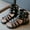 X-114Black, variant on YMNXA Toddler Kids Girls Sandals Closed Toe Non Slip Soft Bottom Sequins Bow Design Lightweight Elegant Shoes For Wedding Party,Beige,5-5.5 Years