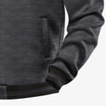 thumbnail image 6 of Men's Casual Jacket Solid Color Zipper Cardigan Standing Collar Long Sleeve Pocket Exercise Hoodie Style, 6 of 6