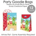thumbnail image 6 of Big Dot of Happiness Tropical Christmas - Beach Santa Holiday Gift Favor Bags - Party Goodie Boxes - Set of 12, 6 of 8