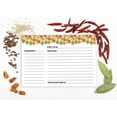 thumbnail image 4 of Inkdotpot Recipe Card 6x4 inch Single-Sided Recipe Design Cards Tropical Fruits Recipe Cards Wedding-Bridal Shower-Baby Shower- Pack of 50, 4 of 6
