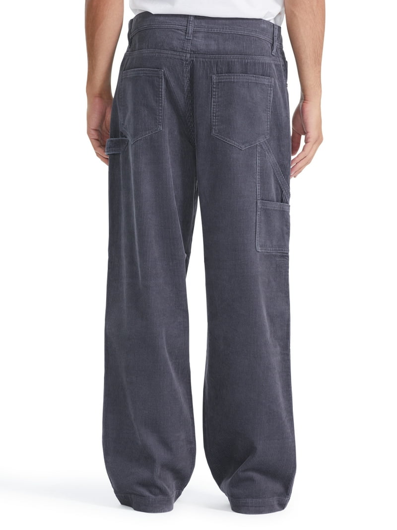 No Boundaries All Gender Corduroy Carpenter Pants, Men's Sizes 28