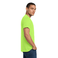 thumbnail image 2 of JERZEES Hi-Vis Safety T-Shirt for Men, Full Polyester, Moisture-Wicking Work Shirt, Safety Green, S, 2 of 5