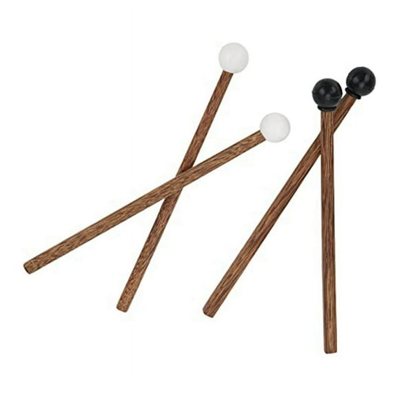 Top Sales 4 Steel Tongue Drumsticks, Rubber Drumsticks for Children, Children's Drummers and Practitioners