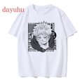 thumbnail image 3 of Camiseta de Manga de Anime japonés, camiseta de Jujutsu Kaisen, Tops de gojo satoru, camisetas gráficas de Yuji Itadori, camiseta Unisex genial de los años 90, 3 of 5