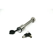 Weigh Safe WS05 Stainless Steel Receiver Lock - Designed to function with ANY Ball Mount - Drop Hitch with any 2", 2.5" and 3" Receiver