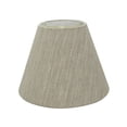thumbnail image 2 of Aspen Creative 32628 Transitional Hardback Empire Shaped Spider Construction Lamp Shade in Light Grey, 12" wide (6" x 12" x 9"), 2 of 5