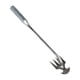 thumbnail image 1 of Rastrillo de jardín, herramienta de deshierbe, manual, herramienta para tirar de , removedor de multiusos duradero Plata 27cm, 1 of 8