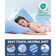 thumbnail image 2 of Aship Cooling Pillowcases 2 Pack, Q-max 0.55 Japanese Arc-Chill Fiber, Oeko-Tex Certified, Super Soft & Cooling for Hot Sleepers, Hidden Zipper, Machine Washable, Stretch for King 20''x36'', Blue, 2 of 7
