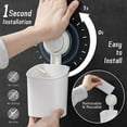 thumbnail image 2 of LEVERLOC Suction Shower Toothbrush Holder, Toothpaste Toothbrush Suction Cup in Shower, Kitchen Tableware Holder, Self-draining for Bathroom Wall, Drill-Free Removable, 2 of 8