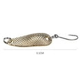 thumbnail image 5 of UDIYO Metal Sequin Artificial Fishing Bait Spoons Single Hook Fish Lure Curve Tackle, 5 of 7