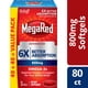 MegaRed Advanced 800mg 6X Absorption Softgels (80 Count In A Box ...