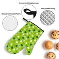 thumbnail image 4 of Oven Mitts and Pot Holders 4 Piece, St Patrick's Day Green High Heat Slip Resistant Oven Mitt and Trivets Set Kitchen Oven Glove Pot Holders for Cooking Baking Grilling, 4 of 7