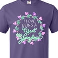 thumbnail image 4 of Inktastic I Love Being a Great Grandma- Circle of Hearts T-Shirt, 4 of 5