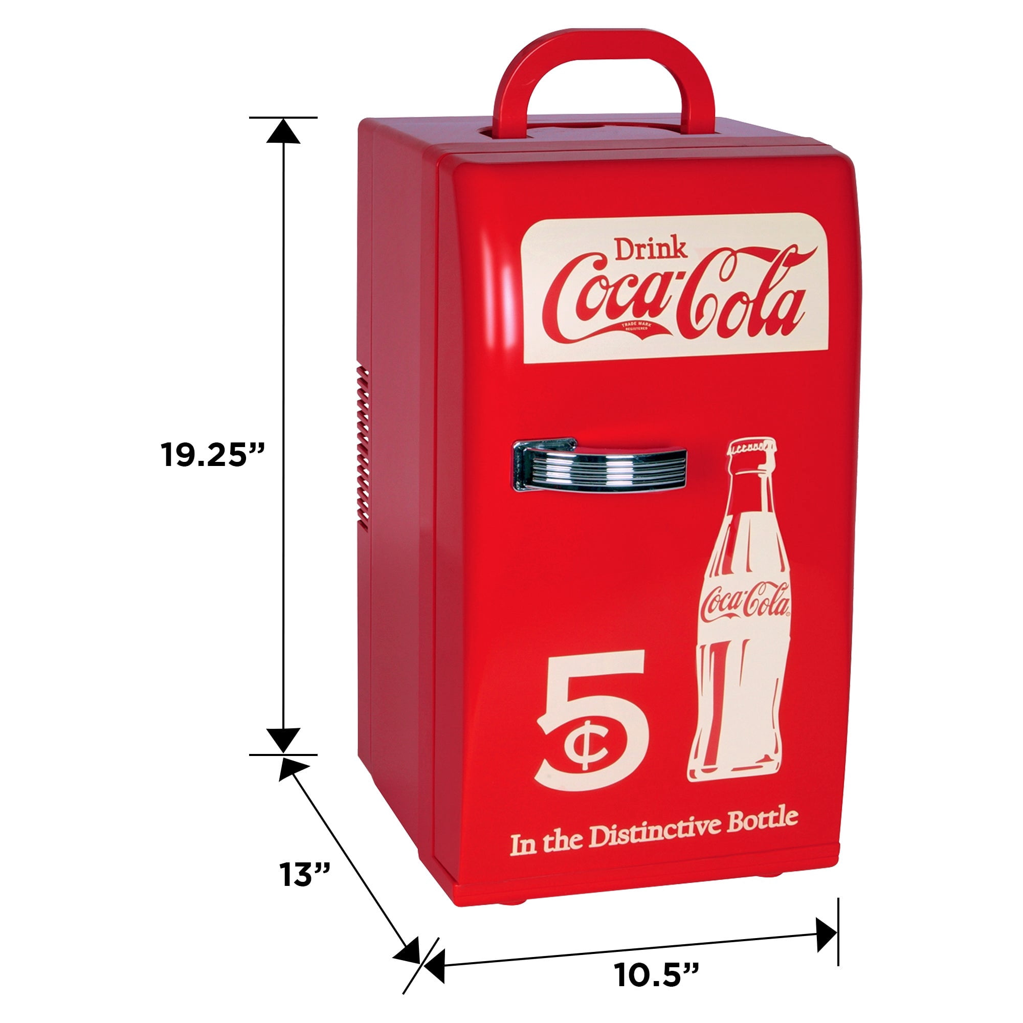 Koolatron Coca-Cola Retro 22L Mini Fridge, 18 Can Capacity