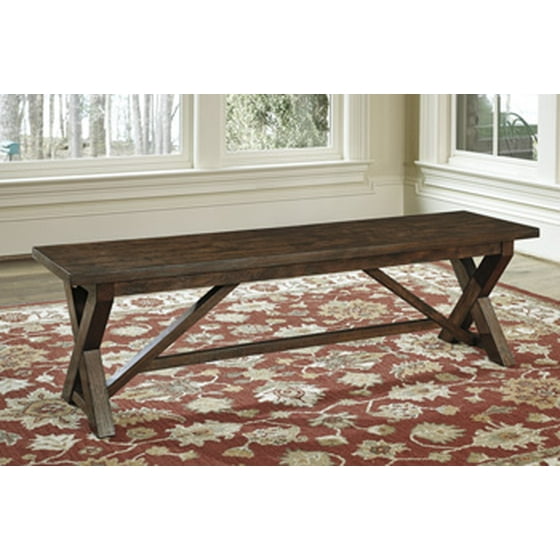 Ashley Windville Dark Brown Large Dining Room Bench Com Departments