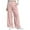 Pink, variant on Dress Pants Women Lightweight Loose Wide Leg Stretchy Work Trousers Business Casual Office Slacks with Pockets