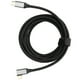 thumbnail image 3 of Cable de ángulo recto, cable de extensión USB-C de nailon de 100 W y 5 A en ángulo recto, tipo C, tecnología avanzada, 3 of 9