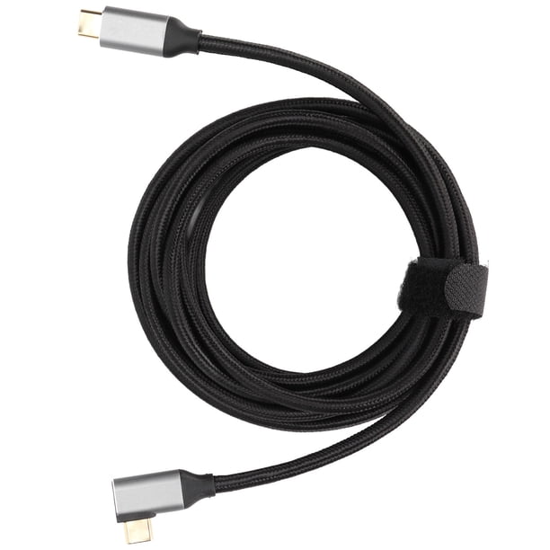 Cable de carga rápida USB C de nailon de 100 W, 5 A, tipo C, PD, para teléfonos Xiaomi y tabletas