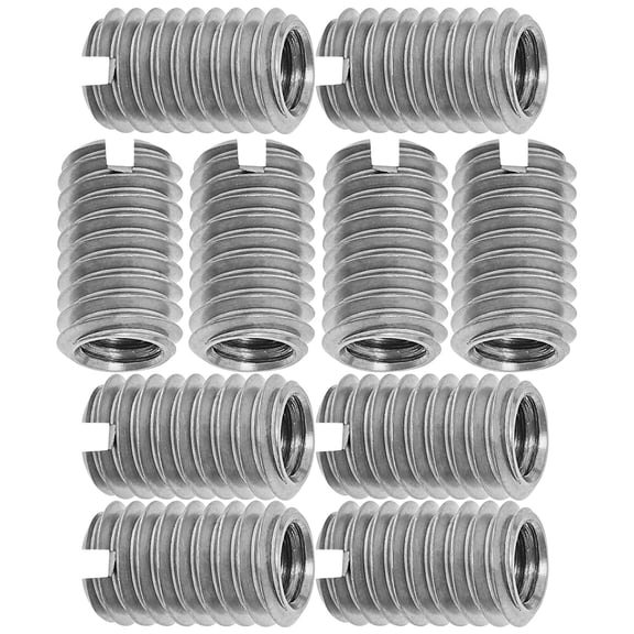 LEORX 10Pcs Stainless Steel Thread Repair Inserts for Lamp and Mechanical Equipment Repair