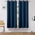 thumbnail image 1 of Cortinas blackout Joydeco, juego de 2 paneles, 183 x 92 cm, azul marino, 1 of 6