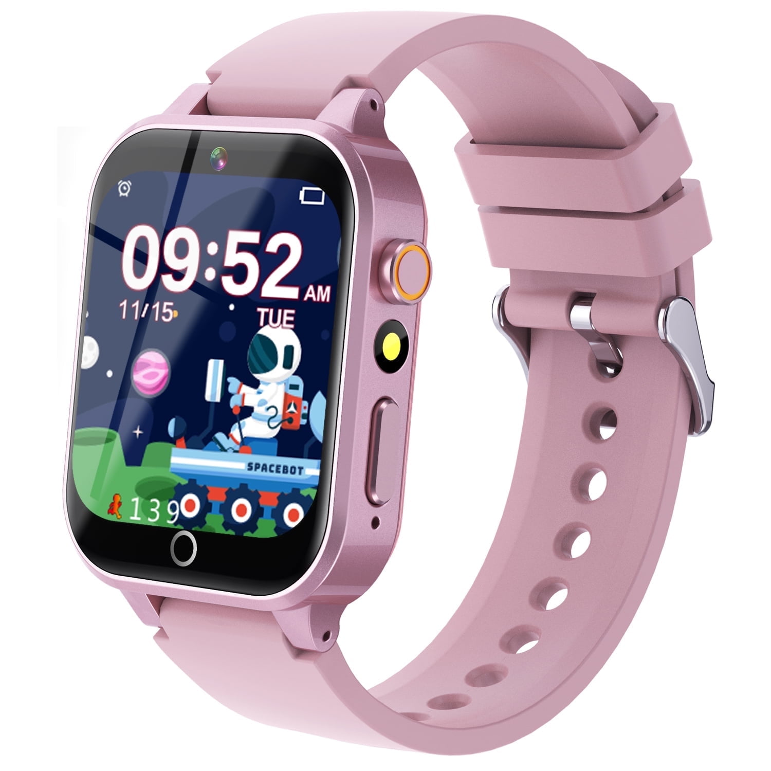 Vakzovy Kids Smart Watch Gift for Age 5-12, 26 Games HD Touch Screen Kids Watches with Video Camera Music Player Pedometer Flashlight Educational Toys Birthday Gifts for Girls Boys Ages