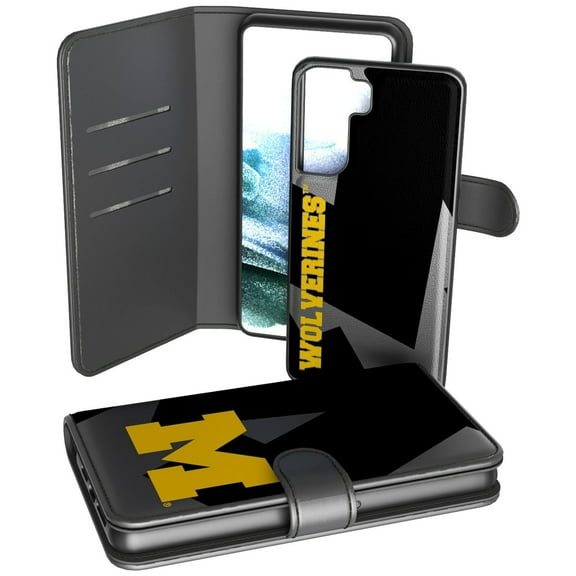 Michigan Wolverines Samsung Galaxy Mono Tilt Wallet Case