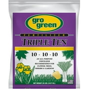 Gro Green Triple Ten 10-10-10 Fertilizer for Gardens & Flowers 20 lbs.