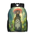 thumbnail image 1 of Totoro Backpack Cute Anime Large Capacity Multifunction Backpacks Lightweight Sports Travel Laptop Bag, 1 of 5
