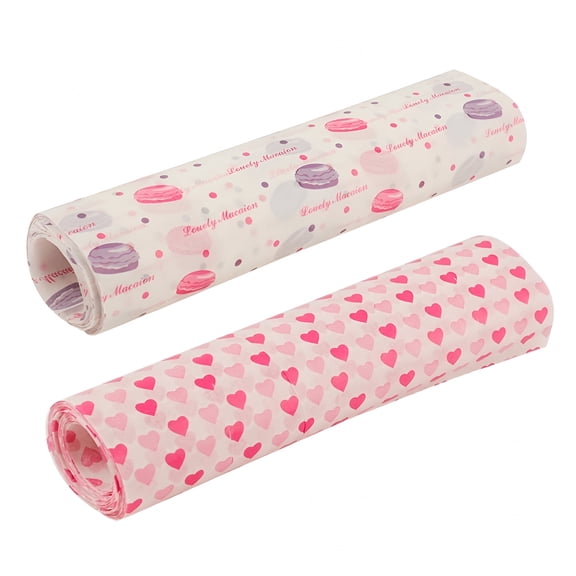 CCOCC 100pcs Wax Paper Roll Burger Wrapping Sheet for Home Shop