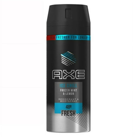 3 Pack Axe Ice Chill for Men Deodorant Body Spray, 150ml (5.07 oz)