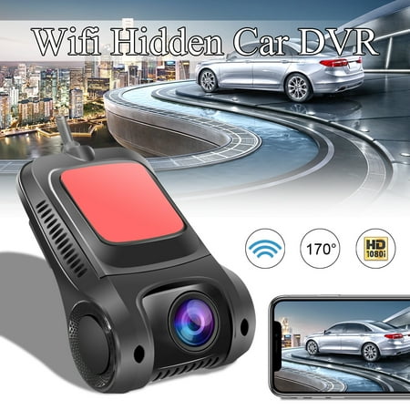WIFI FHD 1080P Dash Cam 170° Mini Car DVR Camera Recorder with G-Sensor, IR Night Vision, Crash Detection, WDR Support Android /