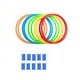 thumbnail image 1 of Set De Aros Agilidad,anillos Fútbol Para Entrenamiento 10pcs colores, 1 of 5